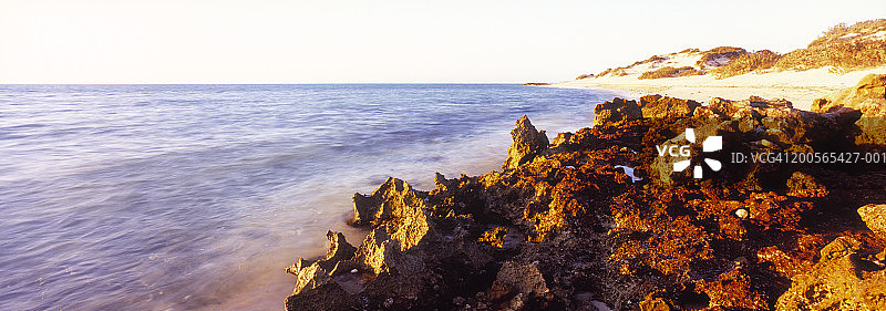 澳大利亚西澳大利亚州海角山脉国家公园皮尔格拉穆纳海滩图片素材