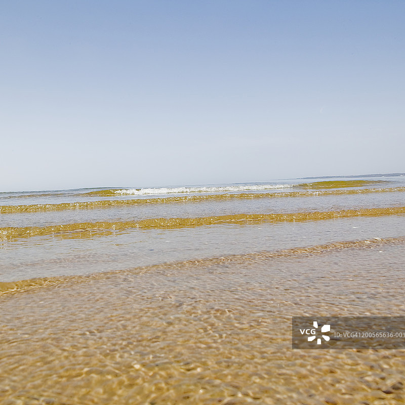 海滩潮汐水图片素材