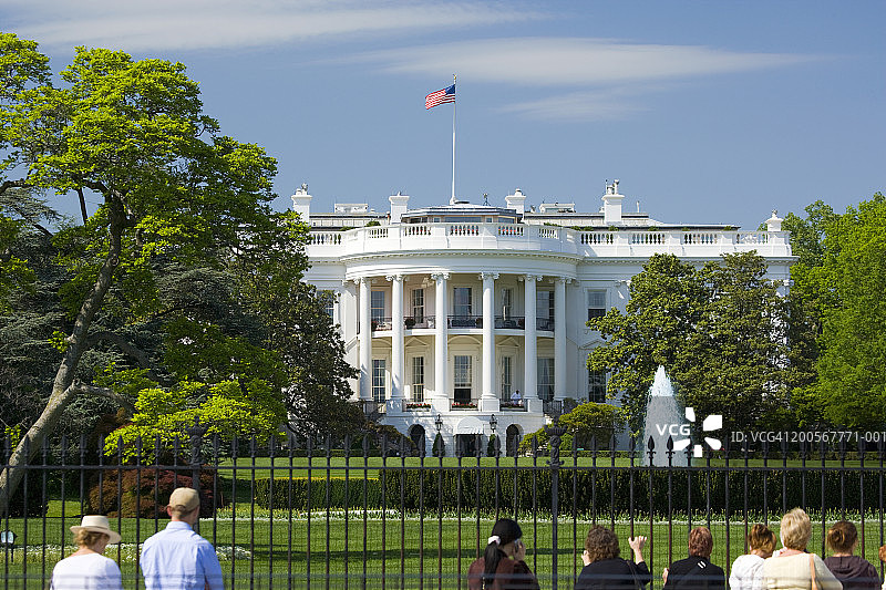 华盛顿特区白宫图片素材