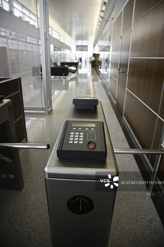 指纹扫描安全设备，阿根廷布宜诺斯艾利斯图片素材