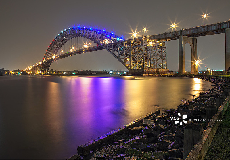 新泽西州巴约讷大桥图片素材