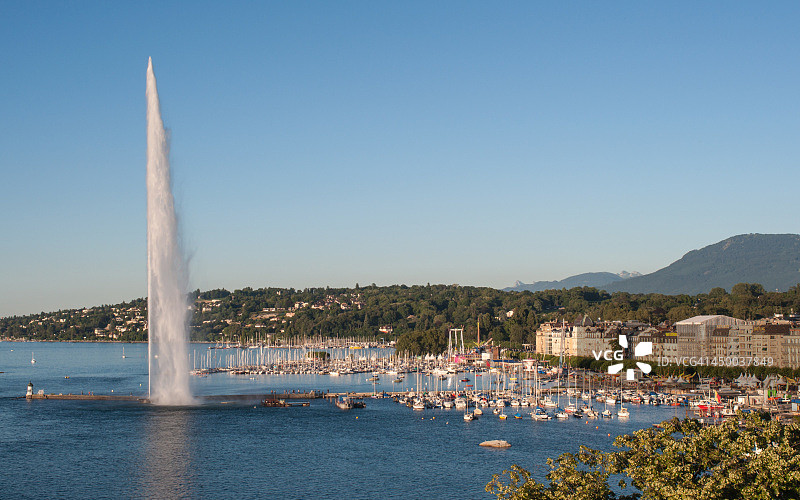 日内瓦大喷泉图片素材