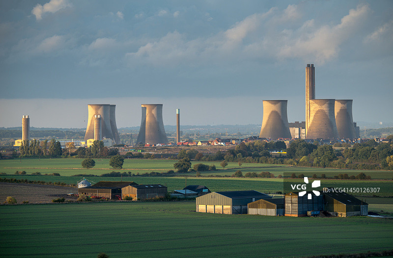 雨后的迪德科特图片素材