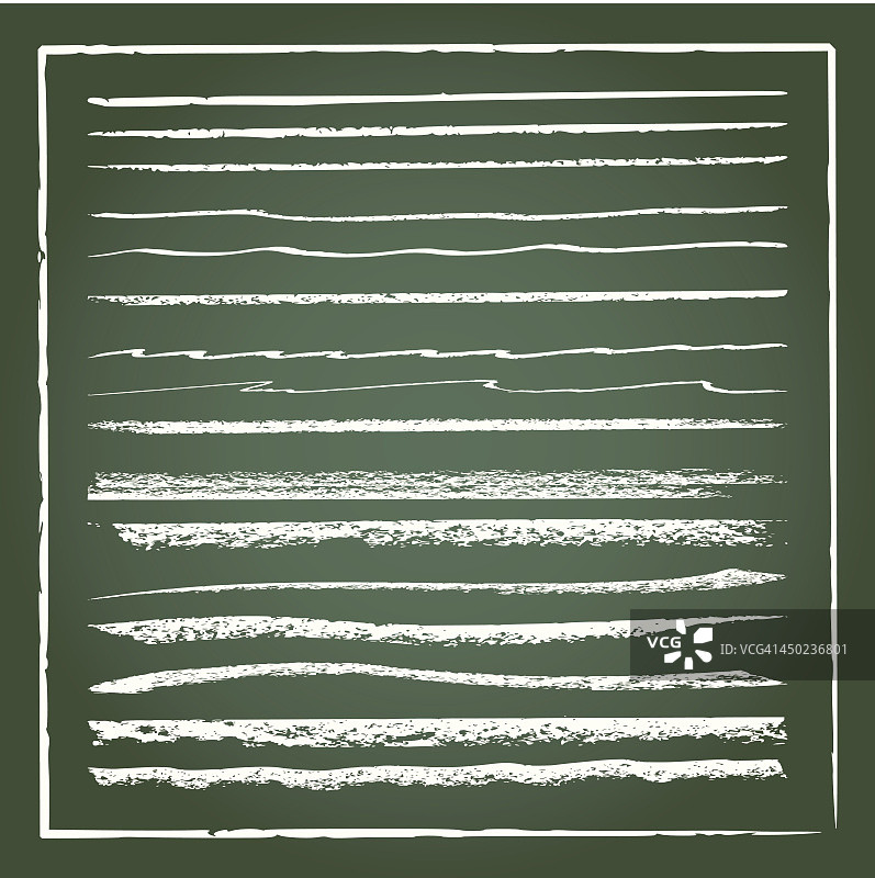 Grunge粉笔线条矢量素材图片素材