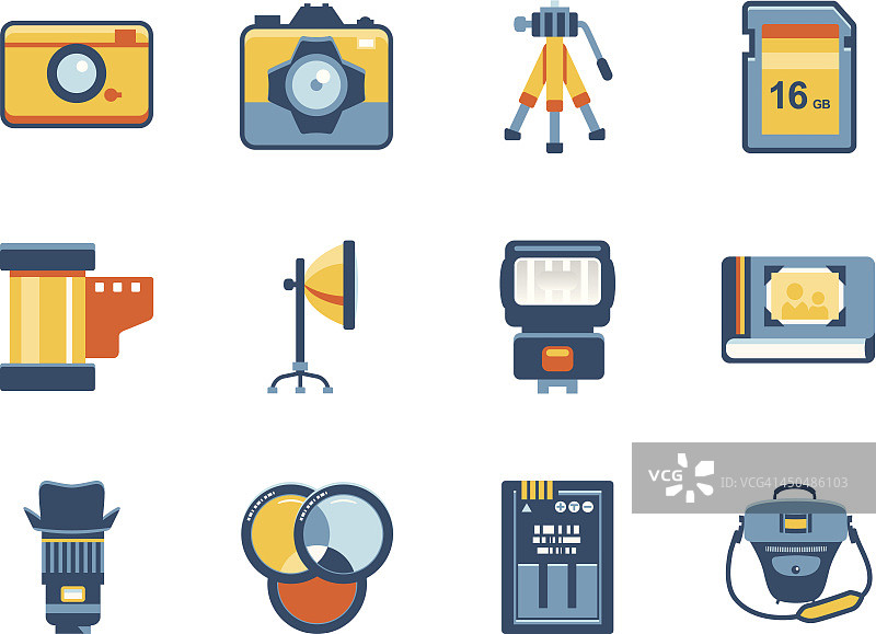 摄影配件和设备图集图片素材