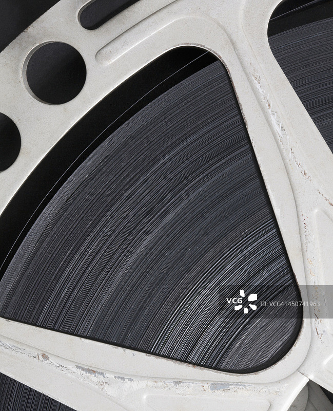 电影胶片盘细节图片素材