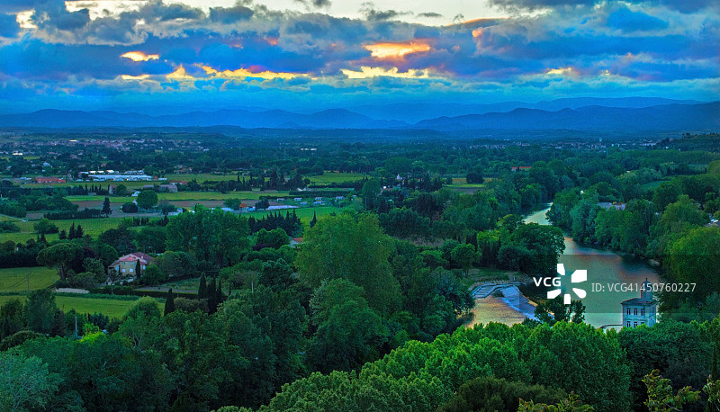 法国南部的乡村图片素材