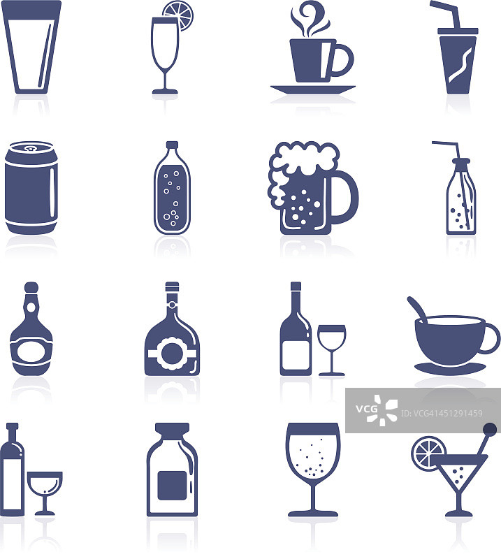 饮品界面图标合集图片素材