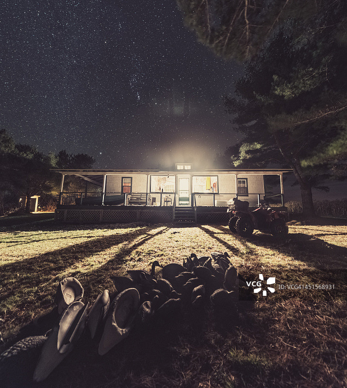 猎人小屋图片素材