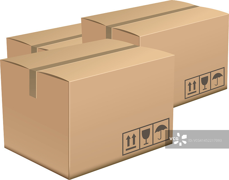 纸板盒图片素材