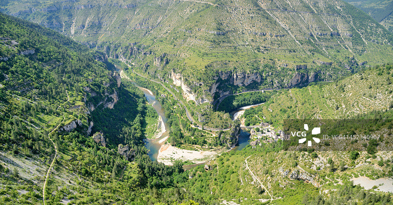 塔恩峡谷风光图片素材