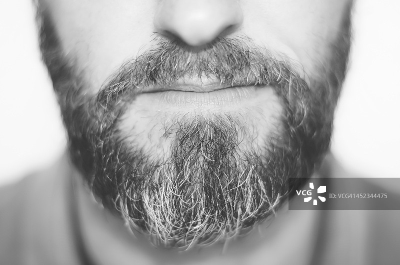 胡须，不剃须的十一月图片素材