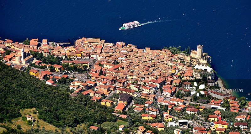 从巴尔多山看马尔切西内图片素材