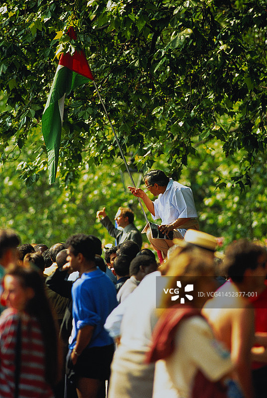 英国伦敦海德公园：演讲者角图片素材