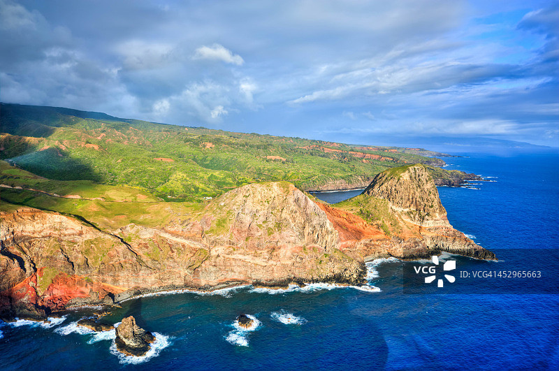 夏威夷海龟岩图片素材