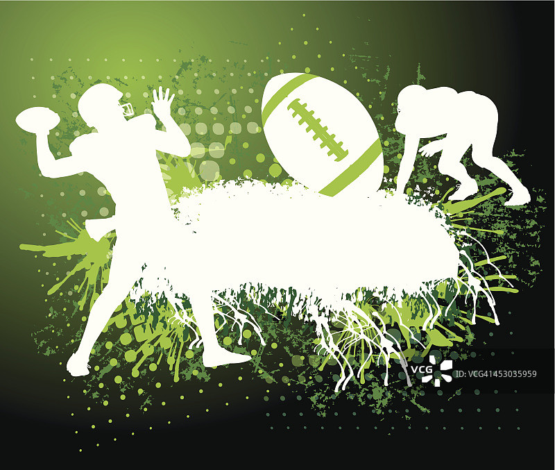 足球Grunge风格背景图片素材