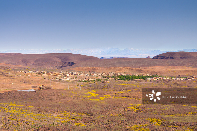 从瓦尔扎扎特到阿格兹的定居点图片素材