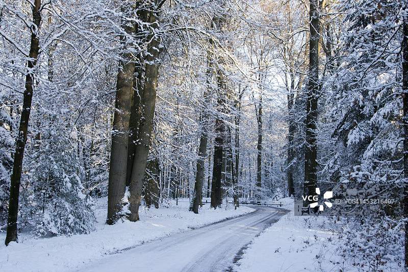 白色景观图片素材