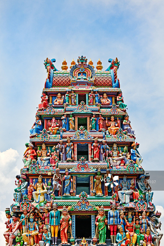 新加坡印度教寺庙图片素材