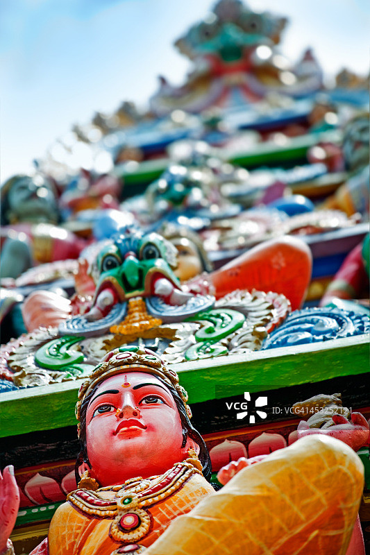 新加坡印度教寺庙图片素材