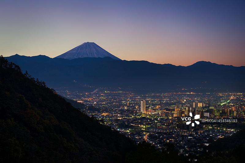 甲府夜景图片素材