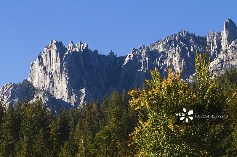 美国加利福尼亚州城堡岩州立公园风光图片素材