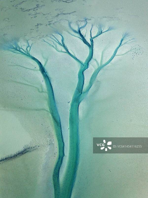 水下三角洲图片素材