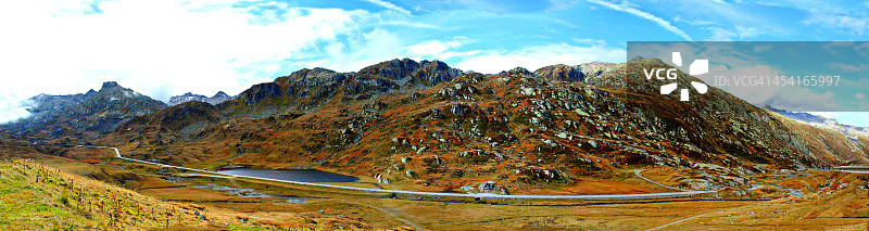 通往意大利的古老道路图片素材
