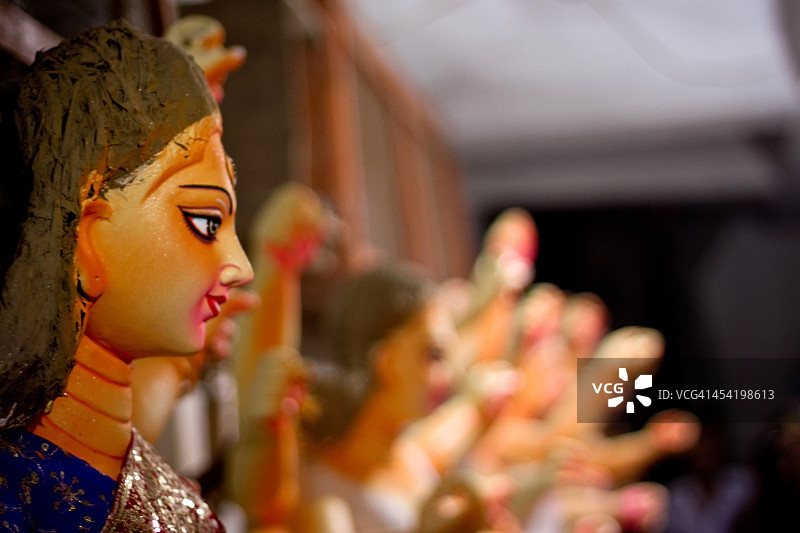 杜尔迦：印度教的主要女神图片素材