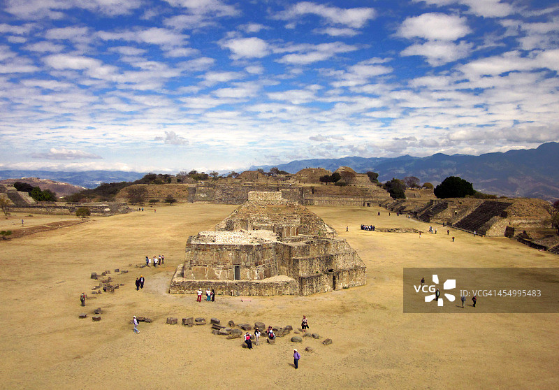 墨西哥瓦哈卡的阿尔班山图片素材