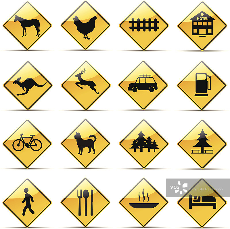 自然旅行图标图片素材