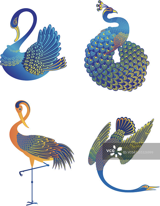 鸟类合集图片素材