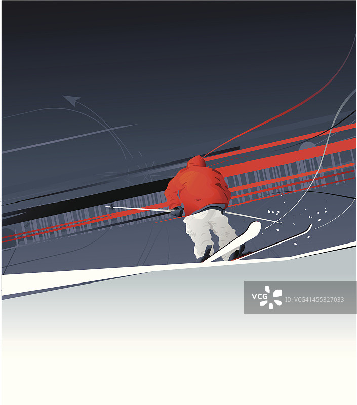 滑雪者图片素材