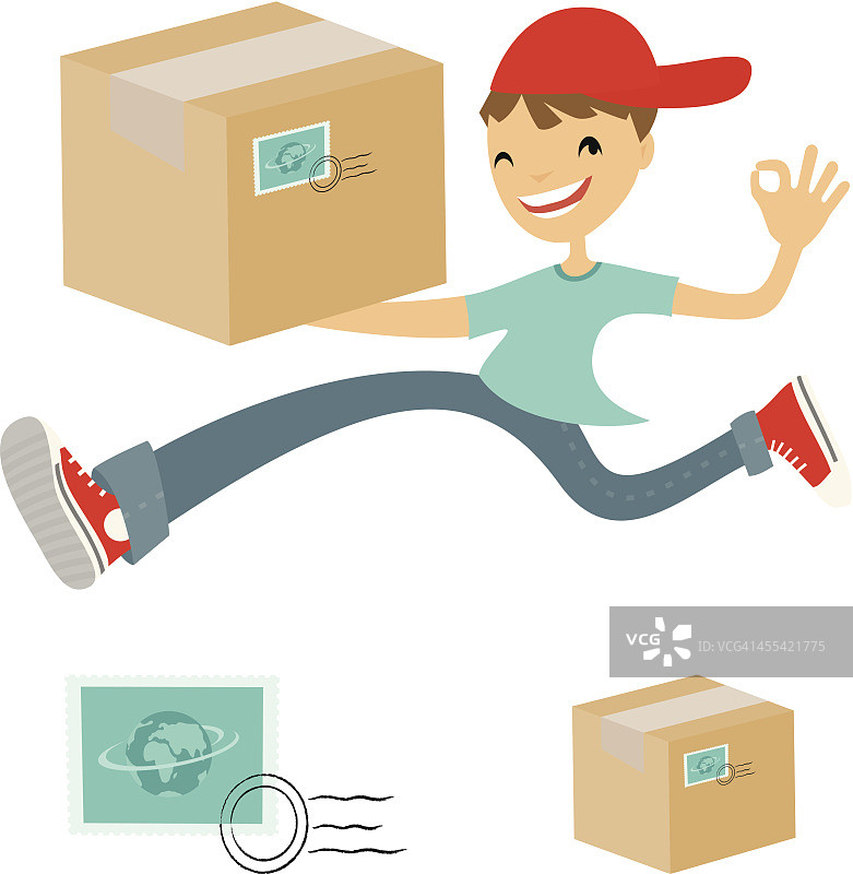 送货员图片素材