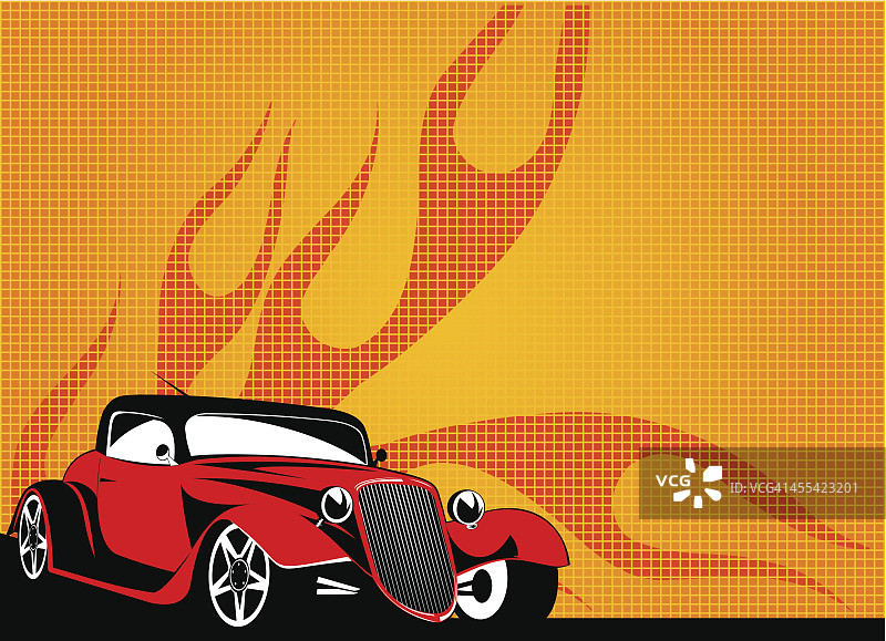 Hot rod背景图片素材