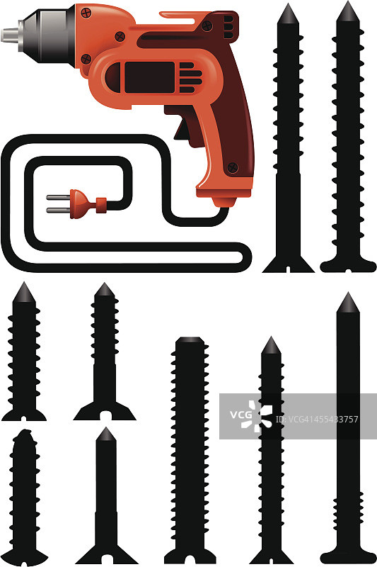 电钻套装图片素材
