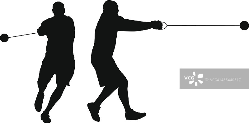 链球投掷图片素材