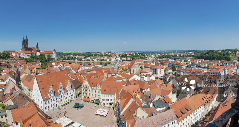 德国萨克森州迈森老城风光图片素材