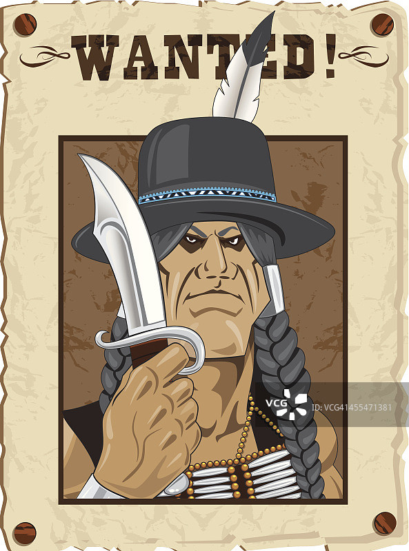 印第安不法之徒图片素材