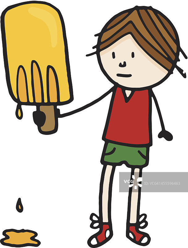 拿着大棒棒糖的男孩图片素材