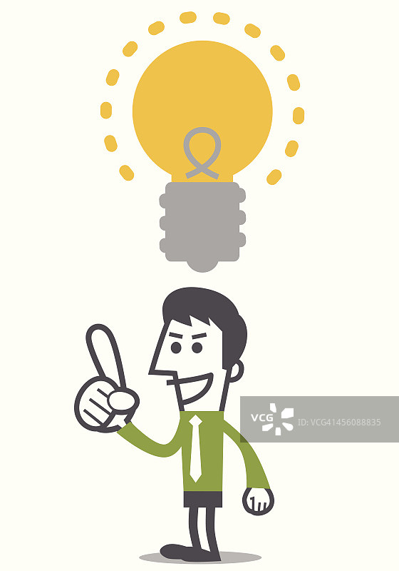 有想法的商人图片素材