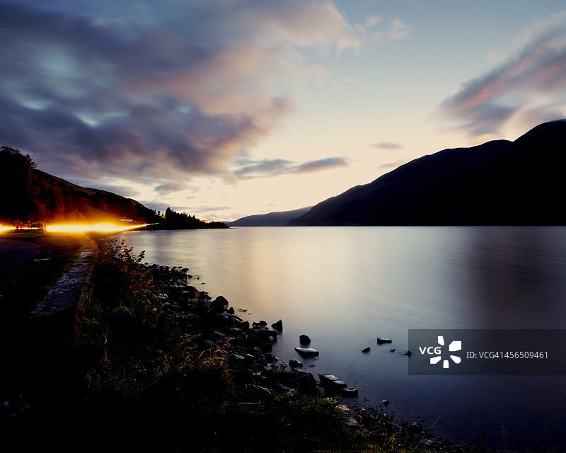 汽车灯光图片素材