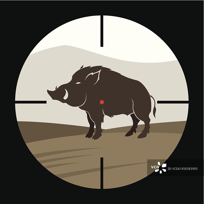 猎野猪图片素材