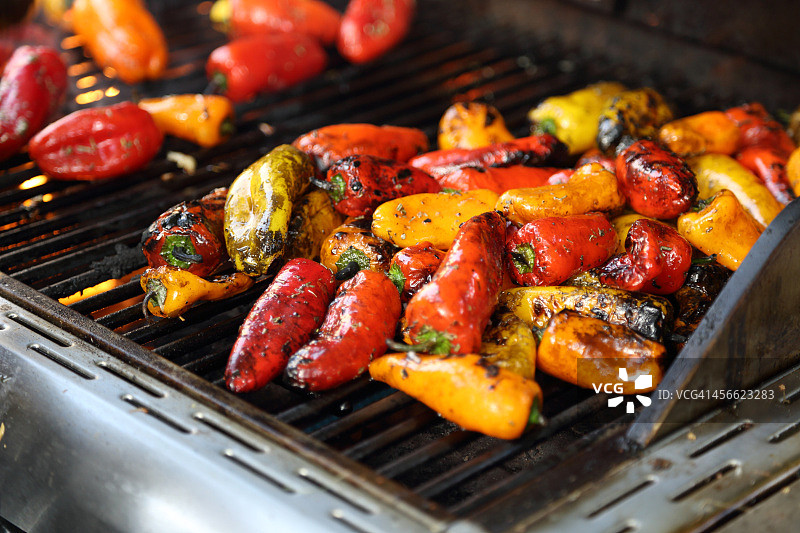 烤辣椒图片素材