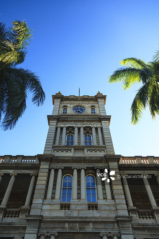 檀香山伊奥拉尼皇家宫殿图片素材
