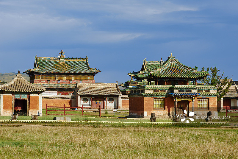 蒙古哈拉和林额尔德尼召寺图片素材