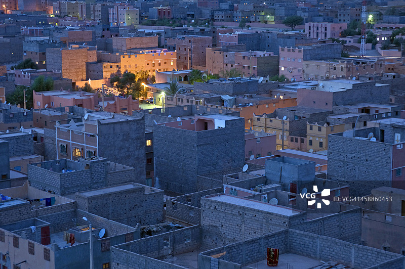 城市黄昏图片素材