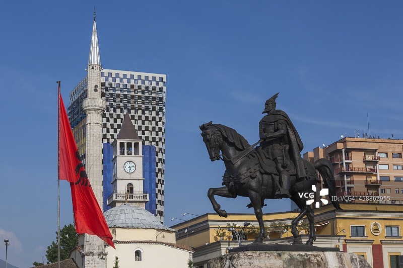 阿尔巴尼亚地拉那图片素材