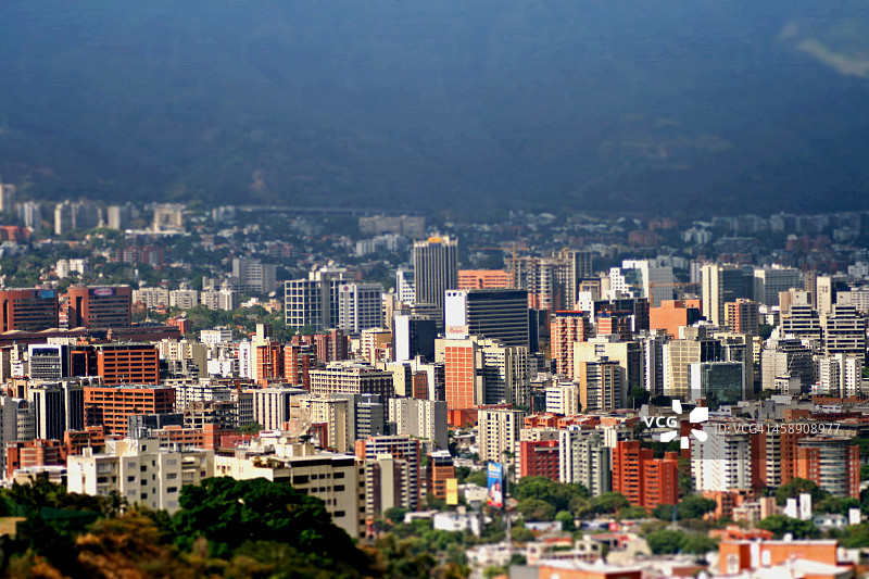 加拉加斯城市天际线景观图片素材
