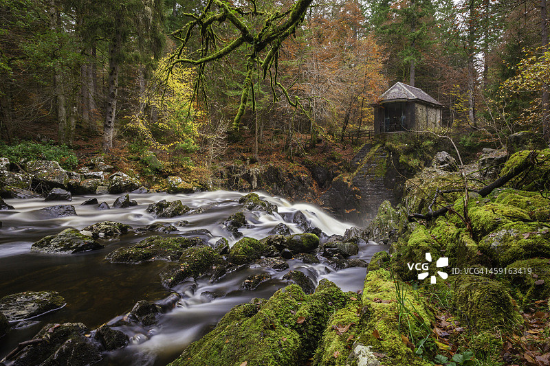 苏格兰珀斯郡邓凯尔德隐居处图片素材